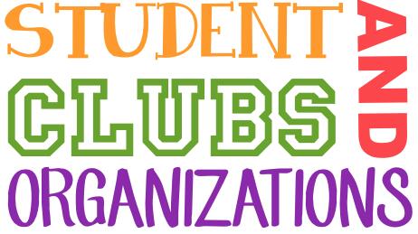   student clubs and organizations